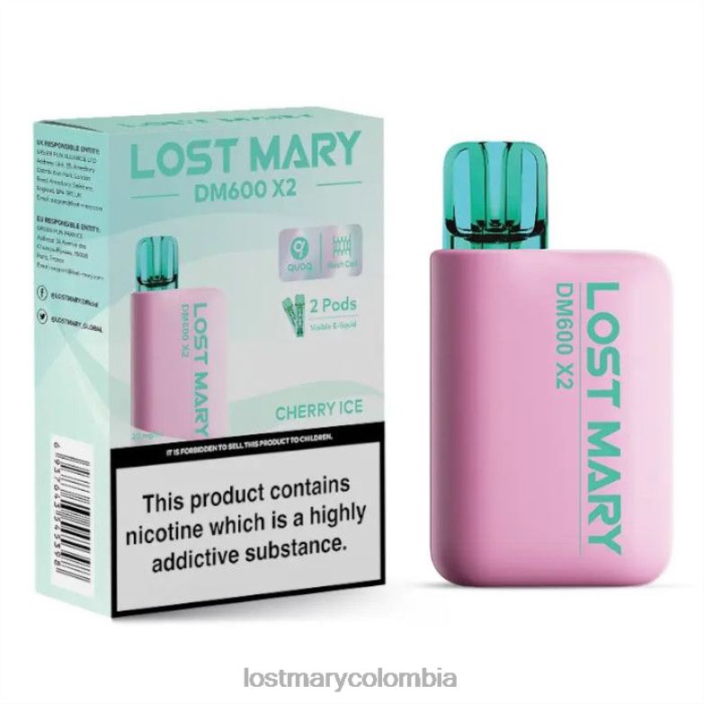 LOST MARY Precio - vape desechable perdido mary dm600 x2 hielo de cereza 8DLD2203