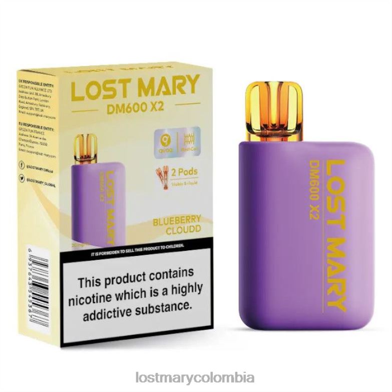 LOST MARY Sale - vape desechable perdido mary dm600 x2 nube de arándanos 8DLD2190