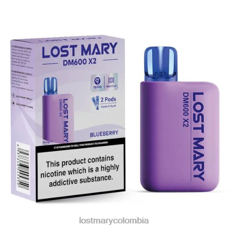 LOST MARY Vape Flavors - vape desechable perdido mary dm600 x2 arándano 8DLD2189