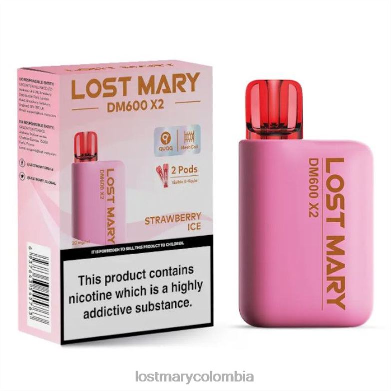 LOST MARY Vape Mercado Libre - vape desechable perdido mary dm600 x2 hielo de fresa 8DLD2205