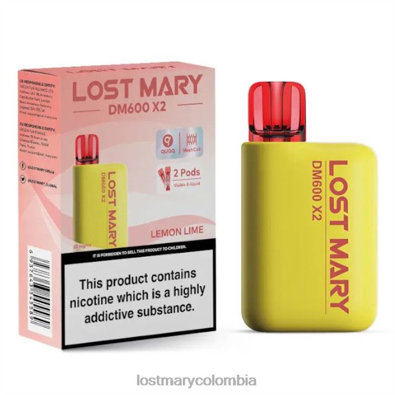 LOST MARY Vape Precio - vape desechable perdido mary dm600 x2 Lima Limon 8DLD2194