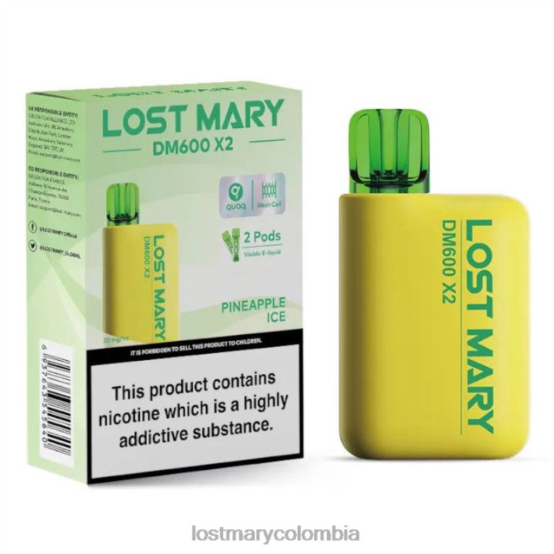 LOST MARY Vape Precio - vape desechable perdido mary dm600 x2 hielo de piña 8DLD2204