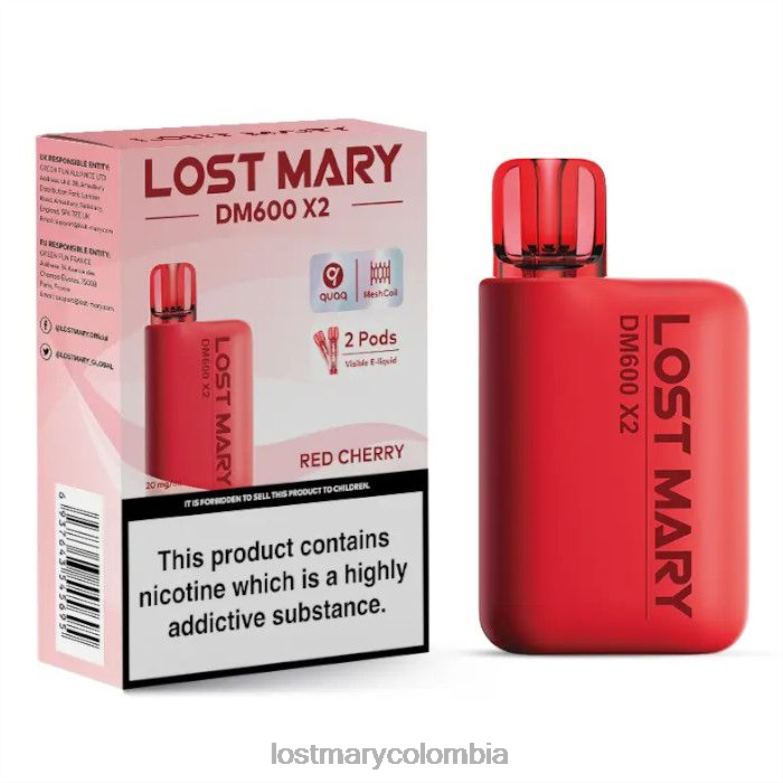 LOST MARY Vape Price - vape desechable perdido mary dm600 x2 rojo cereza 8DLD2198