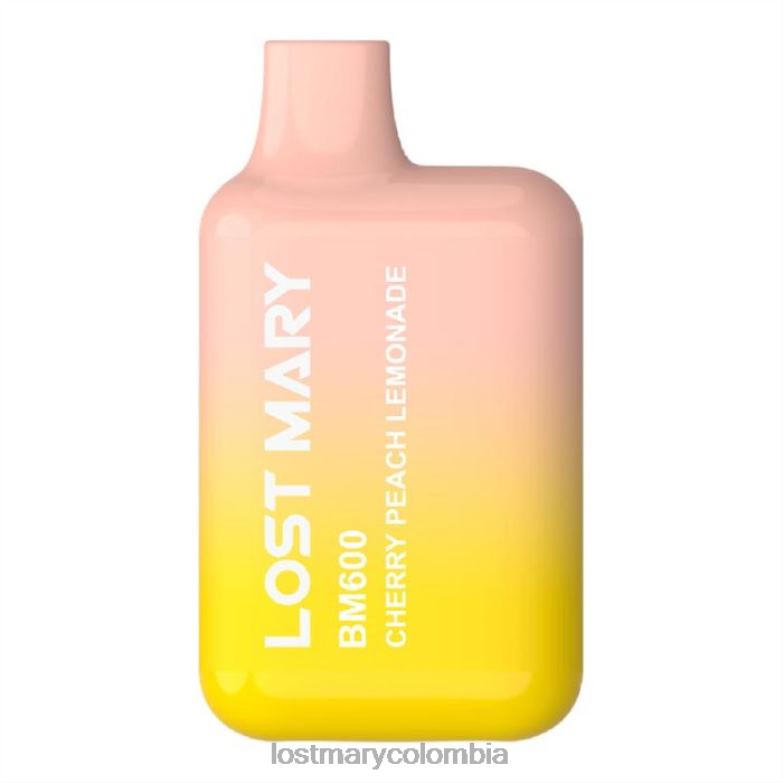 LOST MARY Vape Colombia - vape desechable perdido mary bm600 limonada de cereza y durazno 8DLD2126
