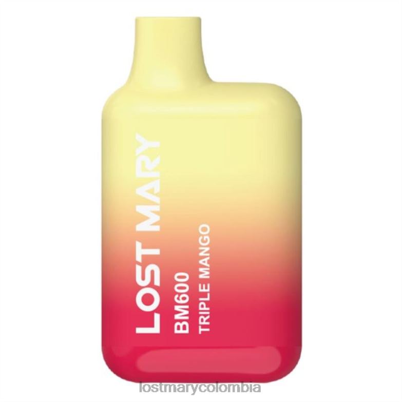 LOST MARY Vape Flavors - vape desechable perdido mary bm600 mango triple 8DLD2139