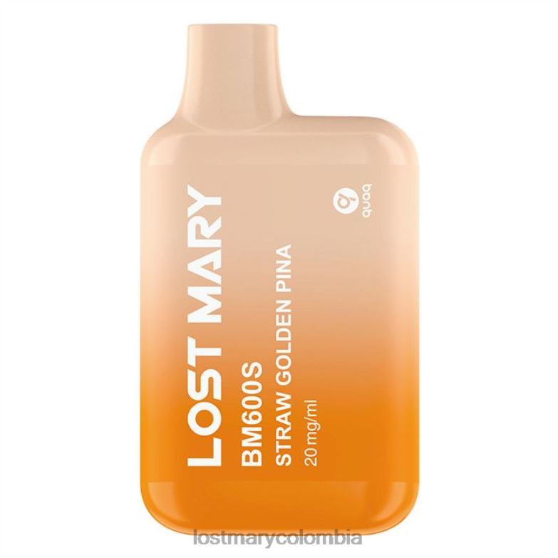 LOST MARY Sale - vape desechable perdido mary bm600s 20 mg piña dorada de paja 8DLD2170